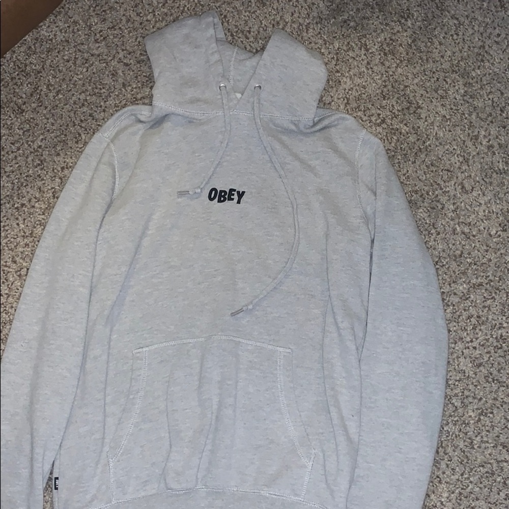 Grey Obey hoodie